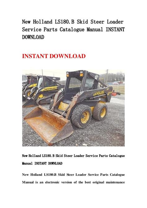 routine maintenance on 06 new holland skid steer|new holland ls180 troubleshooting guide.